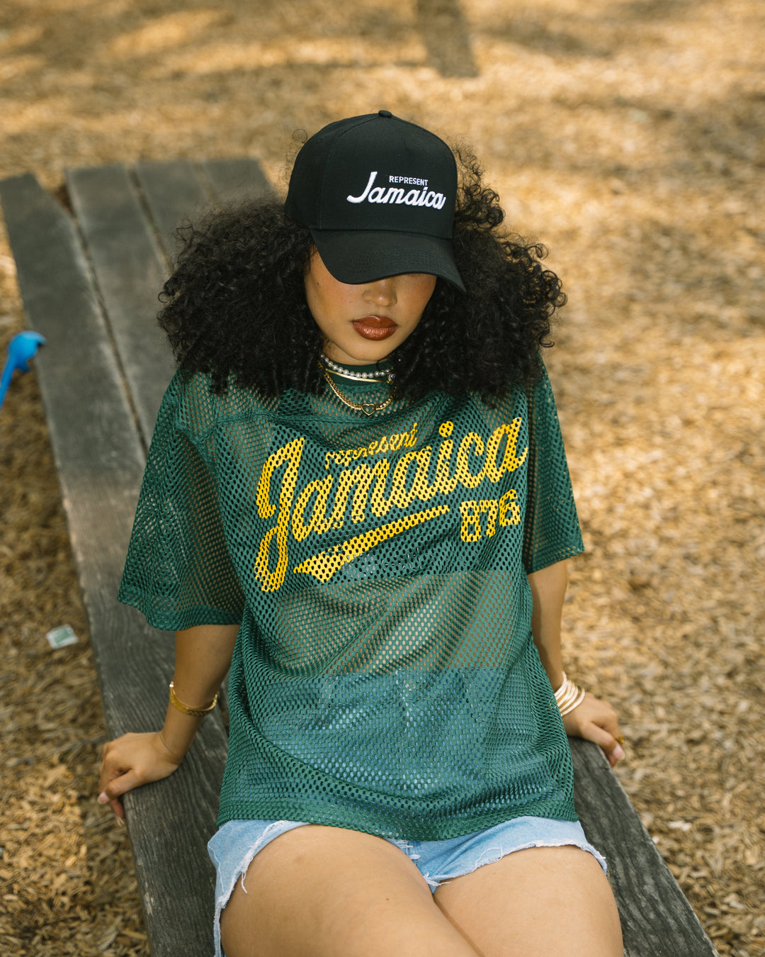 Represent Jamaica Mesh Jersey (Green) – RepJA
